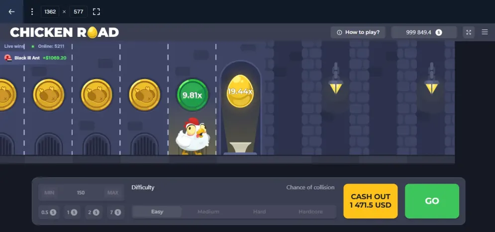 Chicken Road demo
